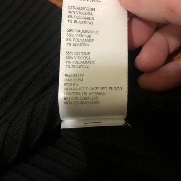 FREE PEOPLE FAUX WRAP RIBBED SKIRT - Picture 5 of 9